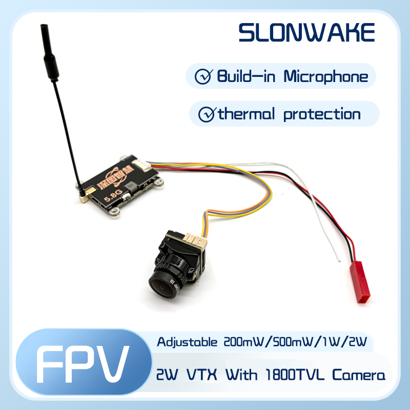 Fpv Drone Vtx - SLONWAKE 5.8G 56CH 2W เครื่องส่งสัญญาณ VTX