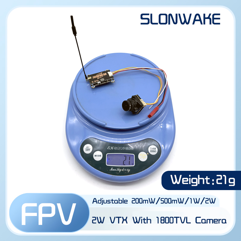 SLONWAKE 5.8G 56CH 2W เครื่องส - Fpv Drone Vtx บทวิจารณ์และราคา